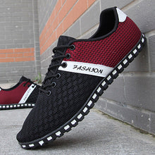 New 2017 Men Shoes Leisure Mesh Shoes Casual Men's Flats Breathable Footwear Spring Summer Male Footwear Drop Shipping LS196